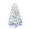 Vickerman 5.5' Sparkle White Spruce Christmas Tree with Warm White LED Lights Image 1