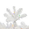 Vickerman 5.5' White Salem Pencil Pine Christmas Tree with Multi-Colored LED Lights Image 1