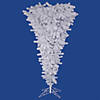 Vickerman 5.5' White Upside Down Christmas Tree - Unlit Image 1
