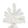 Vickerman 5.5' White Upside Down Christmas Tree with Warm White LED Lights Image 1