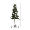 Vickerman 5' Alpine Artificial Christmas Tree - Unlit Image 1
