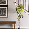 Vickerman 5' Artificial Green Potted Cotinus Coggygria Tree Image 1