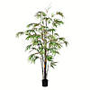 Vickerman 5' Artificial Potted Black Japanese Bamboo Tree Image 1