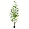 Vickerman 5' Artificial Potted Mini Bamboo Tree Image 1