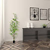 Vickerman 5' Artificial Potted Mini Bamboo Tree Image 1