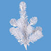 Vickerman 5' Crystal White Spruce Upside Down Christmas Tree - Unlit Image 1