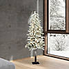 Vickerman 5' Flocked Alpine Christmas Tree with Clear Lights Image 4