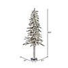 Vickerman 5' Flocked Alpine Christmas Tree with LED Lights Image 1
