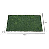 Vickerman 50" Artificial Green Boxwood Mat Image 1