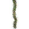 Vickerman 50' Cheyenne Artificial Christmas Garland, Warm White LED Lights Image 1