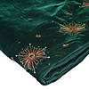 Vickerman 52" Emerald Starburst Christmas Tree Skirt Image 2