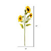 Vickerman 53" Artificial Yellow Sunflower Spray Image 1