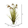 Vickerman 55" Artificial Potted Green Grass and Natural Reeds Image 1