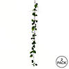Vickerman 56" Artificial Green Hop Leaf Garland, Pack of 2 Image 2