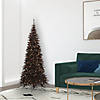 Vickerman 6.5' Black Fir Slim Christmas Tree with Warm White LED Lights Image 2