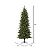 Vickerman 6.5' Carolina Pencil Spruce Christmas Tree with Warm White LED Lights Image 2