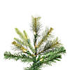 Vickerman 6.5' Cashmere Slim Artificial Christmas Tree, Warm White Dura-Lit&#174; LED Lights Image 1