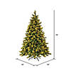 Vickerman 6.5' Emerald Mixed Fir Artificial Christmas Tree, Dura-Lit&#174; LED Warm White Mini Lights Image 4