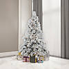 Vickerman 6.5' Flocked Alberta Christmas Tree with Warm White LED Lights Image 3