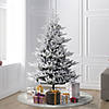 Vickerman 6.5' Flocked Hudson Fraser Fir Artificial Christmas Tree, Unlit Image 1
