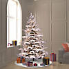 Vickerman 6.5' Flocked Sierra Fir Christmas Tree with Clear Lights Image 4