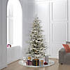Vickerman 6.5' Flocked Sierra Fir Christmas Tree with Warm White LED Lights Image 2
