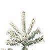 Vickerman 6.5' Flocked Sierra Fir Slim Christmas Tree - Unlit Image 1