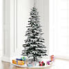 Vickerman 6.5' Flocked Utica Fir Slim Christmas Tree with Multi Lights Image 3