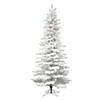 Vickerman 6.5' Flocked White Slim Christmas Tree - Unlit Image 1
