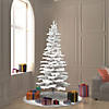 Vickerman 6.5' Flocked White Slim Christmas Tree - Unlit Image 3