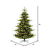 Vickerman 6.5' Hudson Fraser Fir Artificial Christmas Tree, Dura-Lit&#174; LED Warm White Mini Lights Image 3