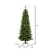 Vickerman 6.5' Salem Pencil Pine Christmas Tree with Multi-Colored Lights Image 2