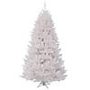 Vickerman 6.5' Sparkle White Spruce Christmas Tree with Clear Lights Image 1