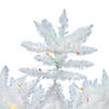 Vickerman 6.5' Sparkle White Spruce Christmas Tree with Multi-Colored LED Lights Image 1