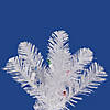 Vickerman 6.5' White Salem Pencil Pine Artificial Christmas Tree, Multi-colored Dura-lit Incandescent Lights Image 2