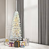 Vickerman 6.5' White Salem Pencil Pine Christmas Tree with Warm White LED Lights Image 3
