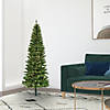 Vickerman 6.5' x 32" Creswell Pine Artificial Pencil Christmas Tree, Warm White Dura-Lit&#174; LED Lights Image 3