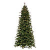 Vickerman 6.5' x 40" Douglas Fir Artificial Slim Pre-Lit Christmas Tree, Warm White 3mm Low Voltage LED Wide Angle Lights. Image 1