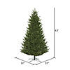Vickerman 6.5' x 51" Fresh Fraser Fir Artificial Christmas Tree, Warm White Dura-lit LED Lights Image 3