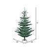 Vickerman 6' Alberta Blue Spruce Artificial Christmas Tree, Unlit Image 2