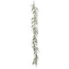 Vickerman 6' Artificial Green Fairhill Leaf Garland Image 1