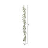 Vickerman 6' Artificial Green Fairhill Leaf Garland Image 1