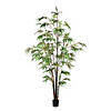 Vickerman 6' Artificial Potted Black Japanese Bamboo Tree Image 1