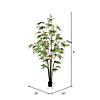 Vickerman 6' Artificial Potted Black Japanese Bamboo Tree Image 2