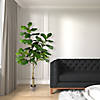 Vickerman 6' Artificial Potted Fiddle Tree Image 1