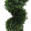Vickerman 6' Artificial Potted Green Cedar Spiral Tree Image 3