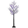 Vickerman 6' Black Twig Tree 96 Purple/Orange Lights. Image 4