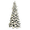Vickerman 6&#39; Flocked Kodiak Spruce Artificial Christmas Tree, Unlit Image 1