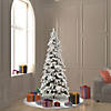 Vickerman 6&#39; Flocked Kodiak Spruce Artificial Christmas Tree, Unlit Image 3