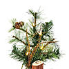Vickerman 6' Mixed Country Alpine Artificial Christmas Tree, Warm White Dura-Lit&#174; LED Lights Image 1